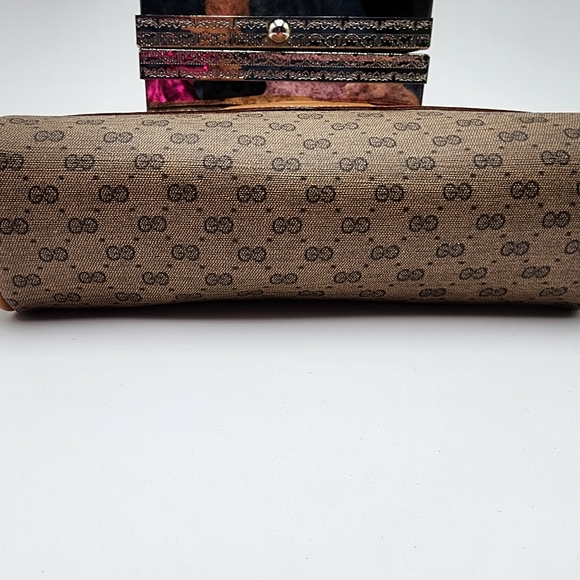 Gucci Rare Micro GG Clutch Web, RARE, Vintage + Dust Bag - Picture 8 of 17